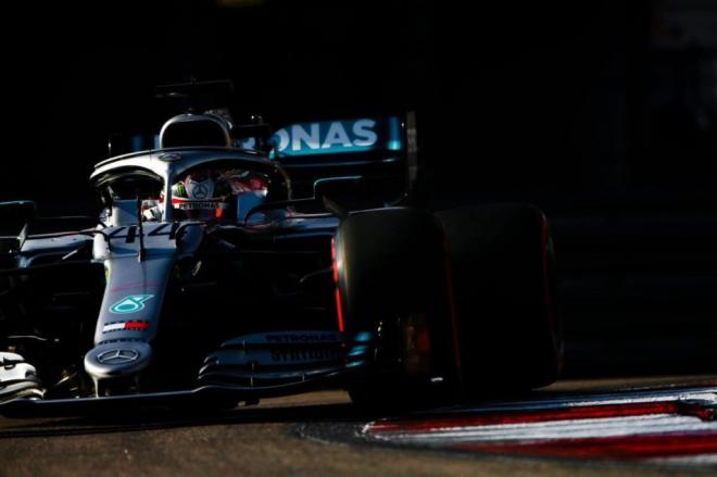 Lewis Hamilton, durante la carrera.