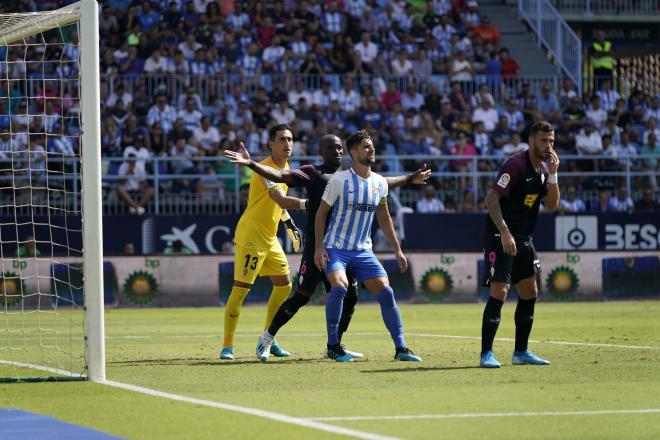 Lance del Málaga-Sporting.