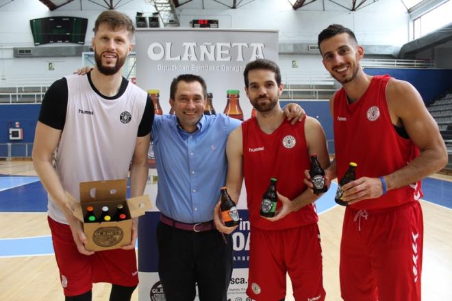Cervezas Olañeta se ha convertido en nuevo patrocinador del Delteco Gipuzkoa Basket.