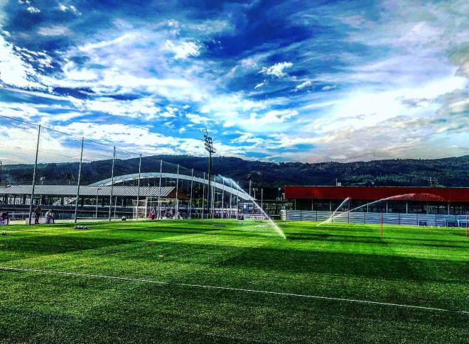 Las instalaciones del Athletic Club en Lezama, donde se forja su cantera de futbolistas (Foto: DMQ Bizkaia).