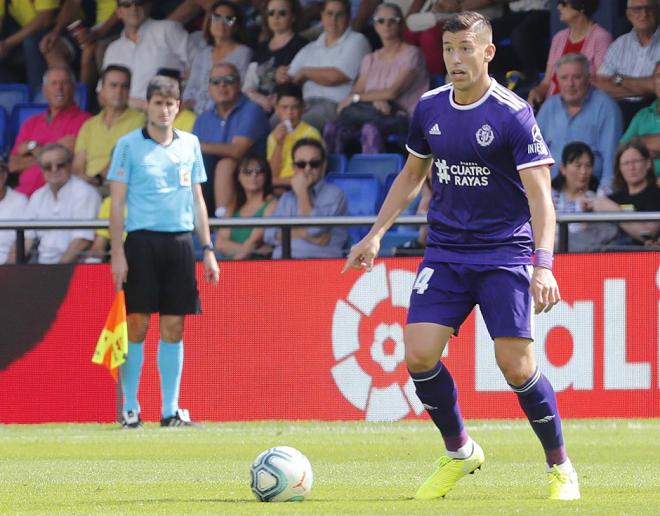 Rubén Alcaraz, en el reciente duelo disputado en el Estadio de La Cerámica (Foto: LaLiga).