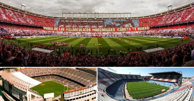 Estadio Vicente Calderón.