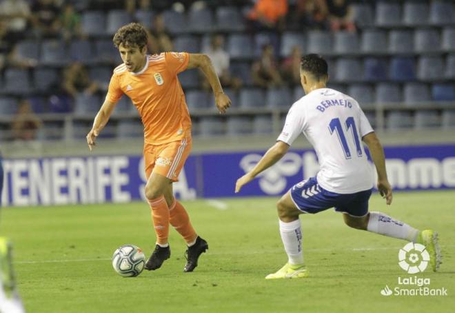 Sangalli, en el Tenerife-Real Oviedo (Foto: LaLiga).