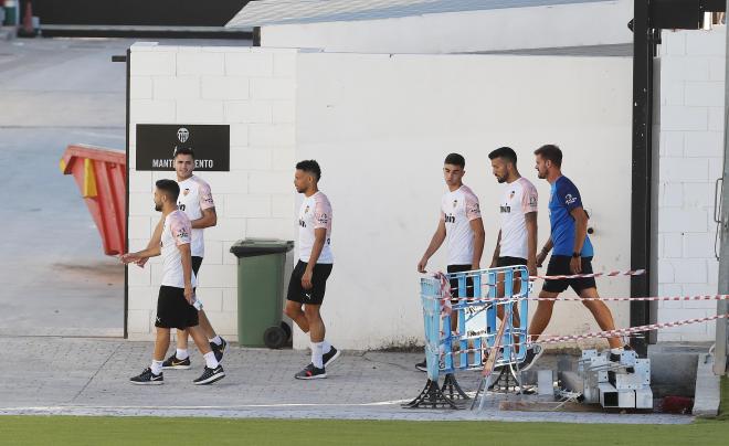 Entrenamiento del Valencia CF (Foto: David González).