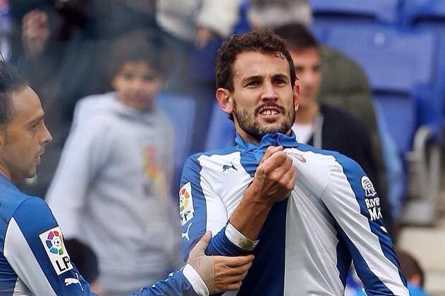 Christian Stuani celebra un gol en las filas del Espanyol (Foto: RCDE).