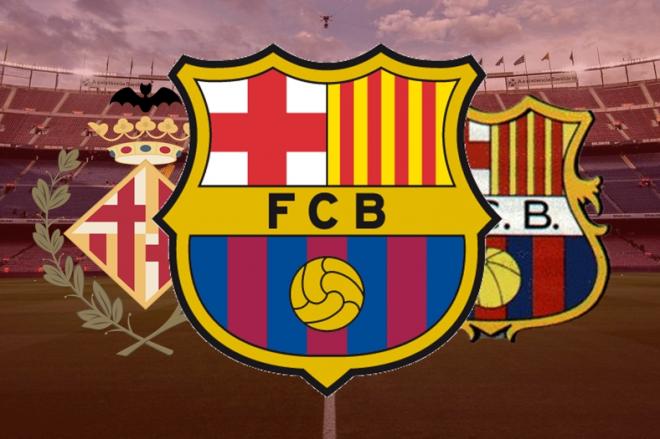 Historia del escudo del FC Barcelona.