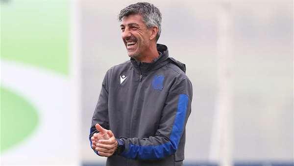 Imanol Alguacil, entrenador de la Real Sociedad (Foto: Real Sociedad).