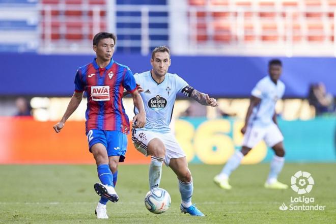 Hugo Mallo es uno de los puntales del Celta en defensa (Foto: LaLiga).