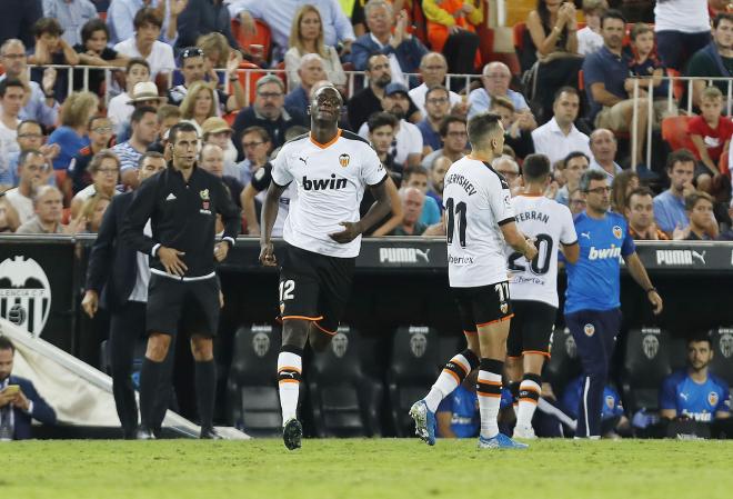 Celades echó mano de Diakhaby en el Valencia-Alavés (Foto: David González)