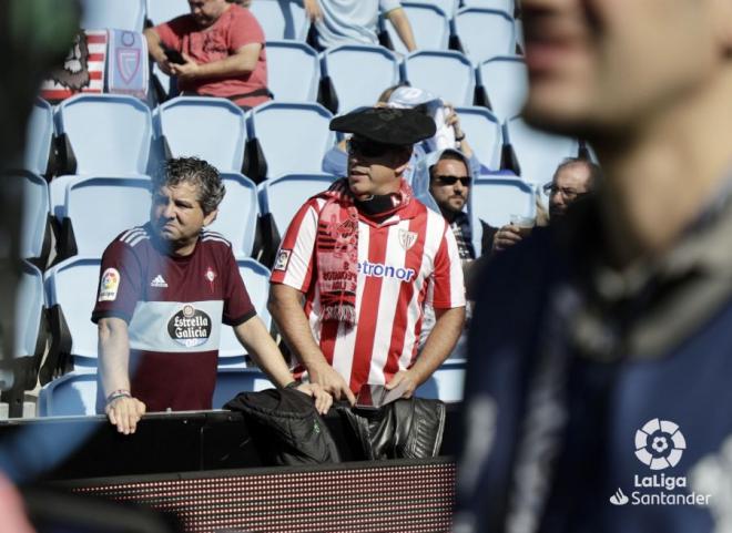 Aficionados del Celta y el Athletic juntos en Balaídos (Foto: LaLiga).