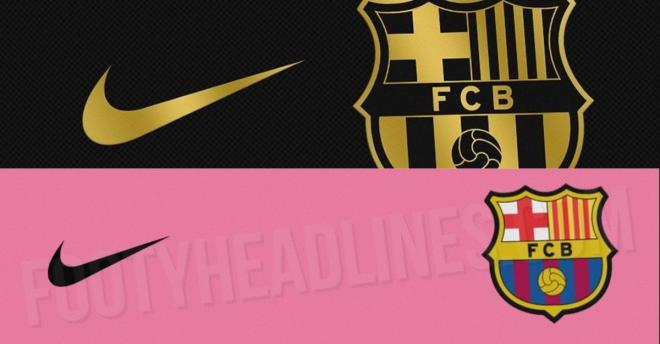Colores de la segunda y tercera equipación del Barcelona para la 2020/21 según 'Footy Headlines'.