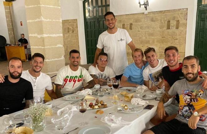 Comida de los jugadores del Cádiz CF.