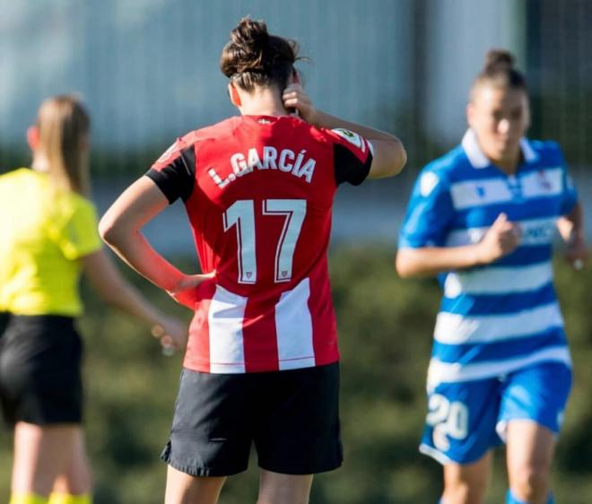 La atacante Lucía García ha dado positivo por covid (Foto: Athletic Club).