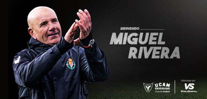 Miguel Rivera, nuevo entrenador del UCAM (Foto: UCAM CF).