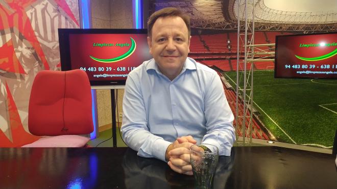 Borja Conde, socio del Athletic Club y contertulio de Tele Bilbao.