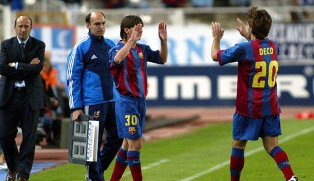 Debut de Leo Messi con el FC Barcelona (Foto: EFE).