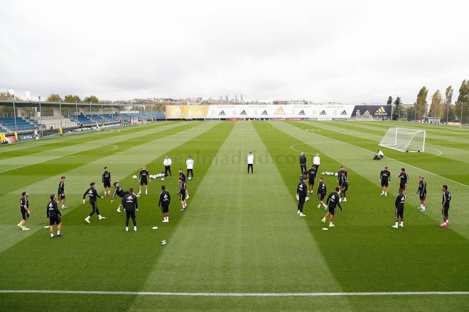 Imagen de la sesión de entrenamiento (Foto: Real Madrid).
