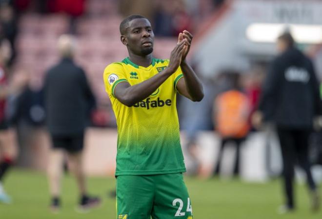 Amadou, en su etapa como cedido en el Norwich City.