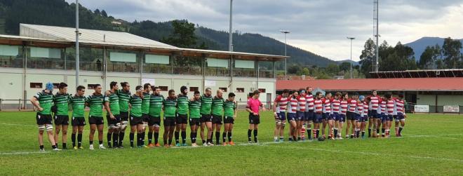 Gernika Rugby Taldea y Universitario Bilbao se vieron las caras en Urbieta.