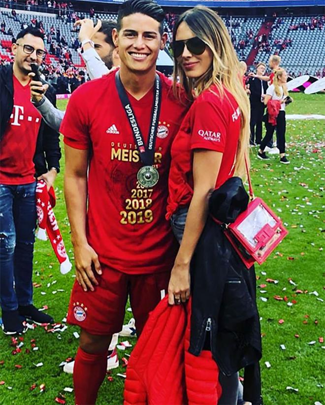 James Rodríguez y su pareja, la modelo Shannon de Lima (Foto: Instagram).