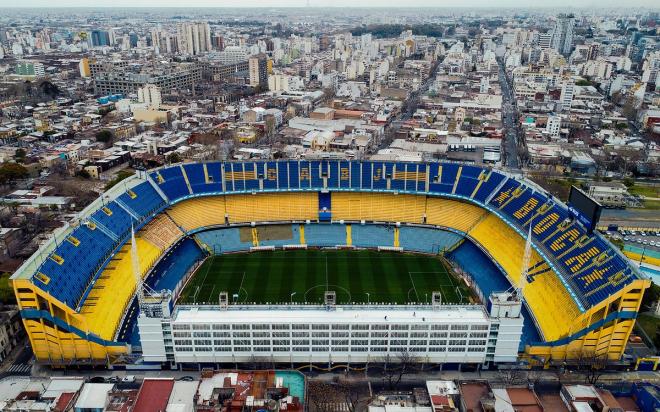 La Bombonera, estadio de Boca Juniors (Foto: @Libertadores).