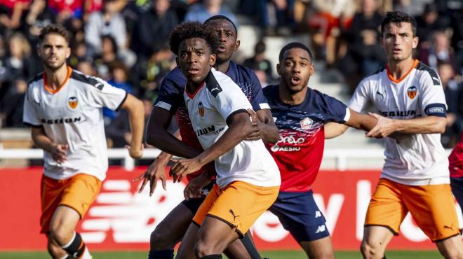El Valencia CF perdió contra el Lille en Youth League (Foto: Valencia CF).