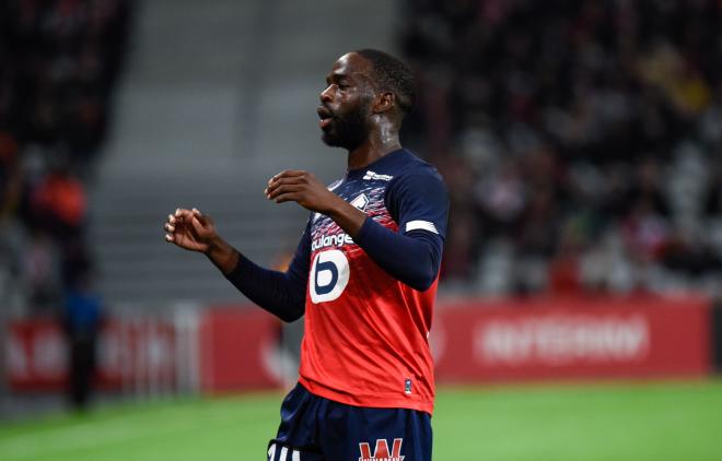 Jonathan Ikoné, durante un partido del LOSC Lille.