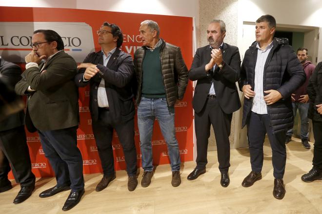 Junta directiva Sporting y Oviedo (Foto: Luis Manso).