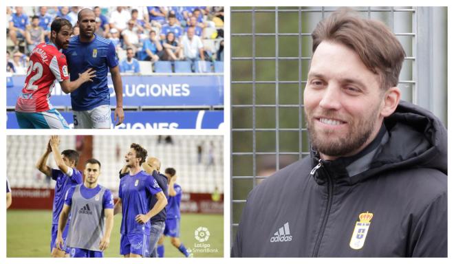 Ortuño, Borja Sánchez y Michu, tres de las claves del Real Oviedo.