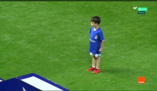 Aday en el Heliodoro Rodríguez López en la previa del Tenerife - Oviedo.