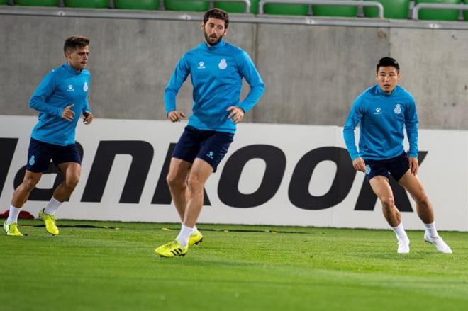 Entrenamiento del Espanyol.