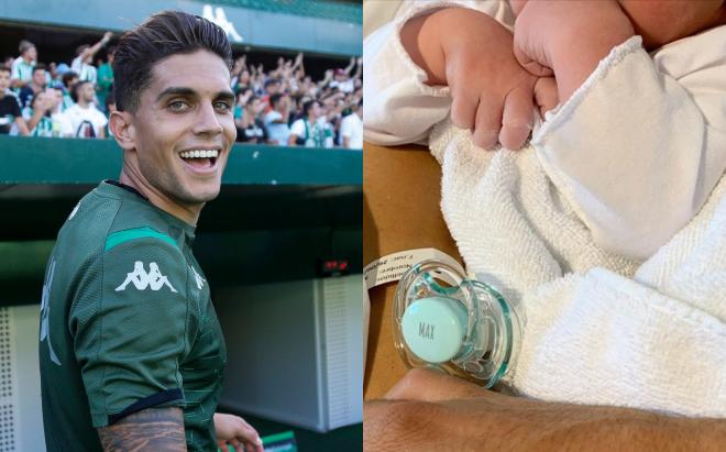 Marc Bartra presentó al mundo a su hijo Max (Fotos: Kiko Hurtado / Instagram).