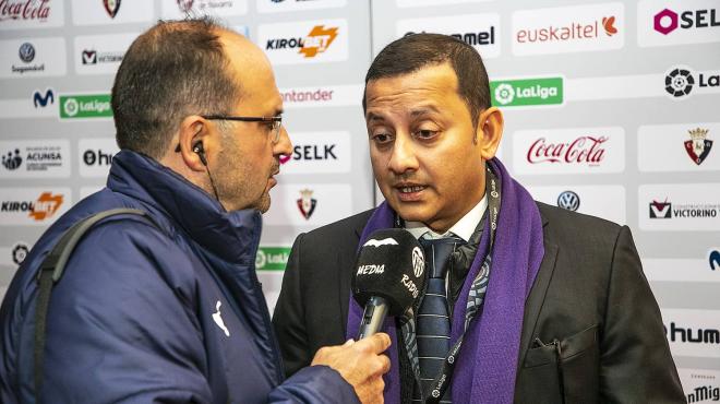 Anil Murthy ha hecho las labores de portavoz que podría desempeñar Román Bellver (Foto: Valencia CF)