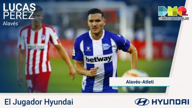 Lucas Pérez, Jugador Hyundai el Alavés-Atlético.