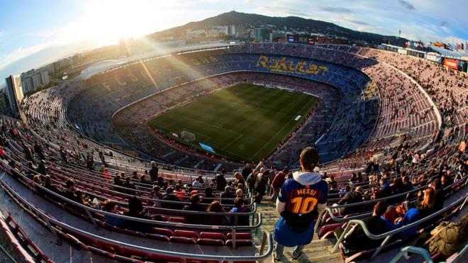 Camp Nou, estadio del FC Barcelona.