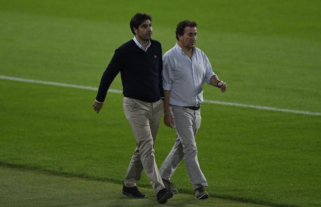 Haro y Catalán, en el Benito Villamarín (Foto: Kiko Hurtado).