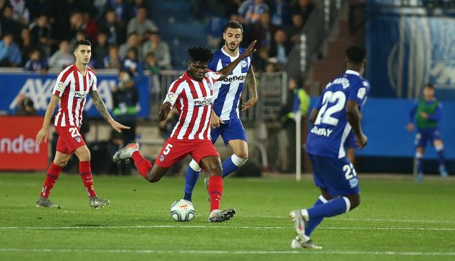 Thomas, ante el Alavés (Foto: ATM).