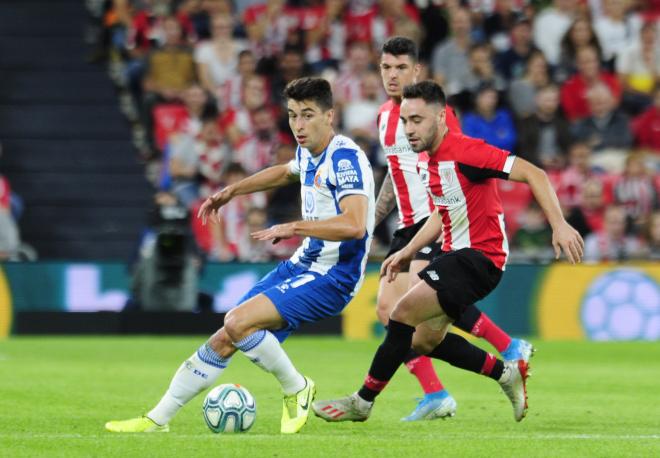 Ander Capa y Unai López durante el duelo ante el Espanyol (Foto: LaLiga).