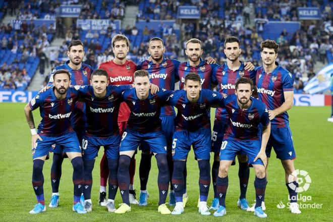 El once inicial del Levante (Foto: LaLiga).