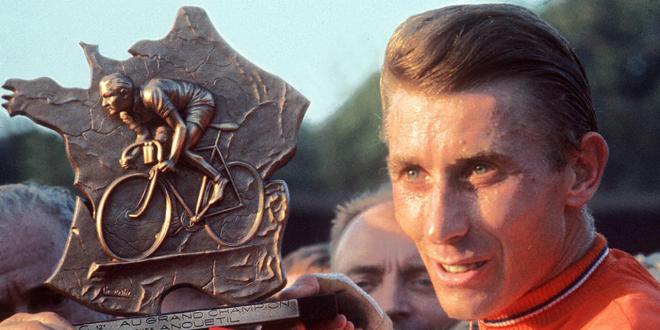Jacques Anquetil, homenajeado por el Tour de Francia.
