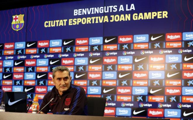 Ernesto Valverde podría dejar su puesto a Ronald Koeman (Foto: FCB).