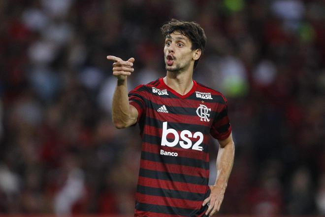 Rodrigo Caio, en un partido con el Flamengo.