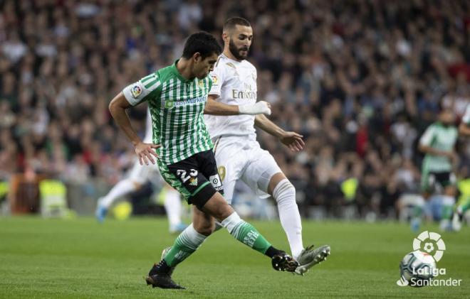 Mandi, en el duelo entre el Betis y el Real Madrid (Foto: LaLiga).