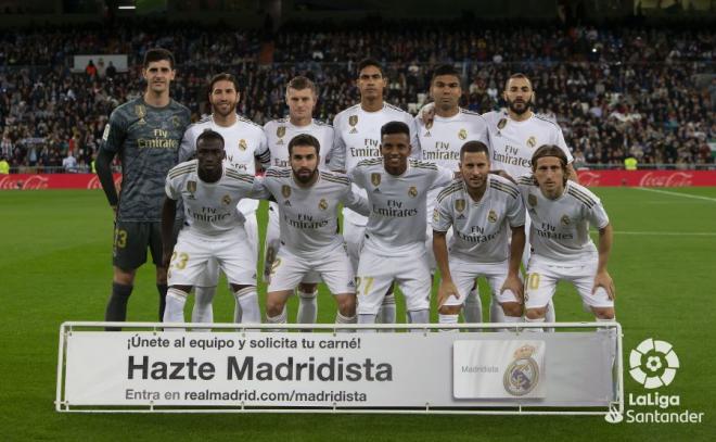 Equipo titular de Zidane para el Real Madrid-Real Betis.