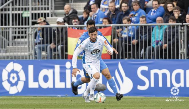 Lance del Fuenlabrada-Dépor de la primera vuelta (Foto: LaLiga).