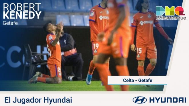Kenedy, jugador Hyundai del Celta-Getafe.