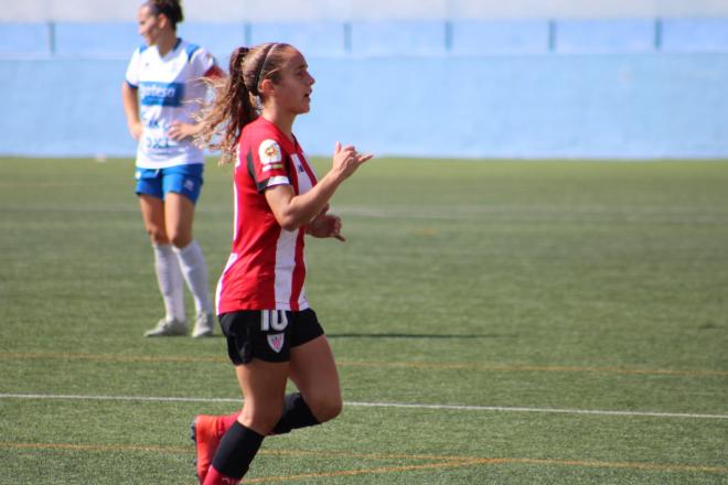 Maite Oroz en el partido frente al Granadilla (Foto: Athletic Club).