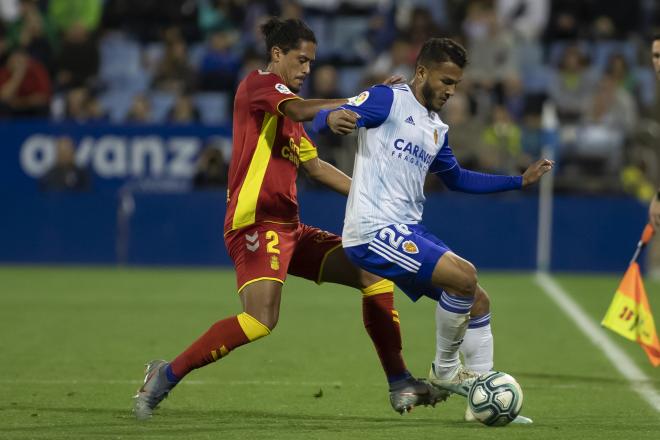 Partido entre el Real Zaragoza y la UD Las Palmas de la temporada 2018/2019 (Foto: Daniel Marzo).