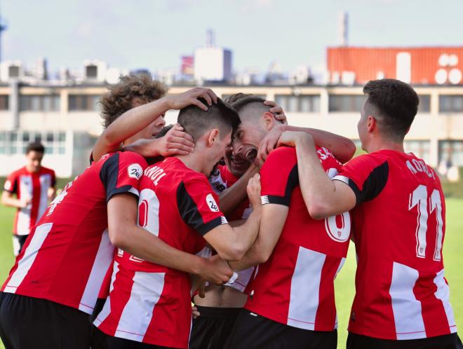 El Bilbao Athletic se ha establecido como el mejor filial del grupo II de Segunda B (Foto: Athletic Club).