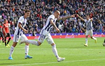 Sandro celebra su gol tras dos años sin marcar (Foto: LaLiga).